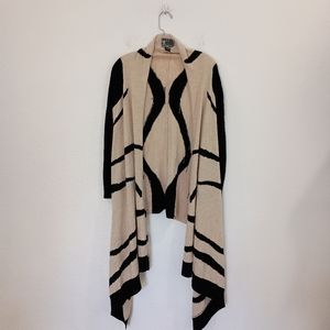 Cynthia Rowley Open Front Asymmetrical Cardigan Sweater